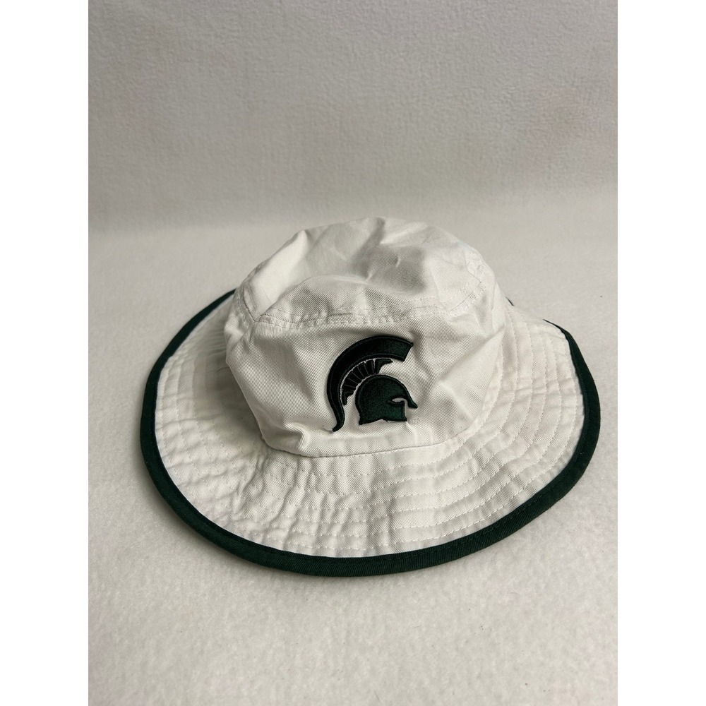 Gorpcore Zephyr Michigan State Spartans XL White Green Bucket Hat